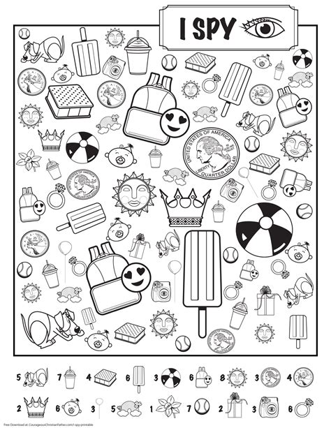 Ispy Printable Pages